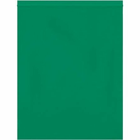 BSC PREFERRED 12 x 15'' - 2 Mil Green Reclosable Poly Bags, 1000PK S-13428G